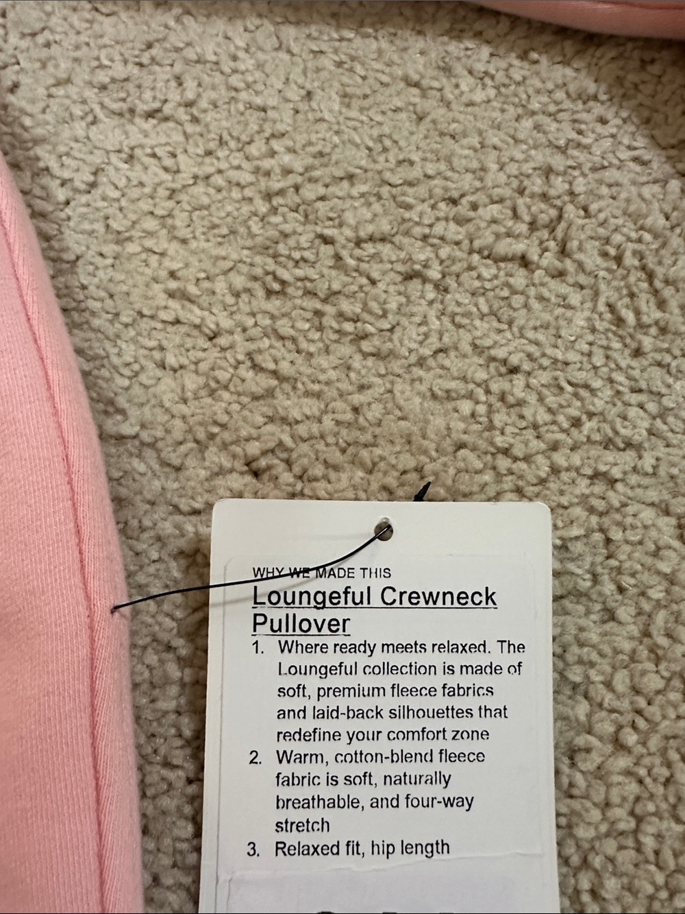 NWT Lululemon Orangetheory Loungeful Crewneck Pullover Size 2 - Picture 2 of 5